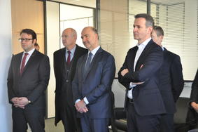 Visite à Rennes du Commissaire européen Pierre Moscovici vendredi 2 février 2018