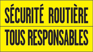Logo sécurité routière "Tous responsables"
