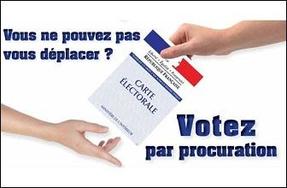 Élections départementales 2015 : vous ne pouvez pas vous déplacer  ? Votez par procuration ! 